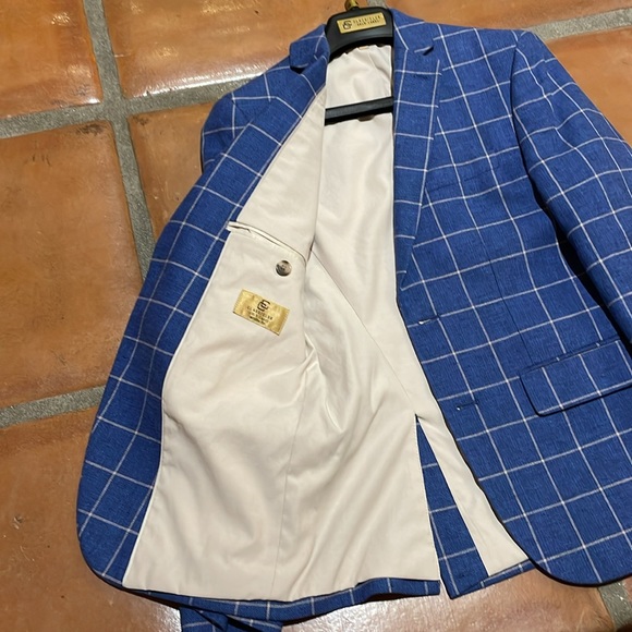 Boy’s Navy Blue Suit Jacket/Blazer-Dillard’s Class Club Gold Label-Size 14 - Picture 3 of 4